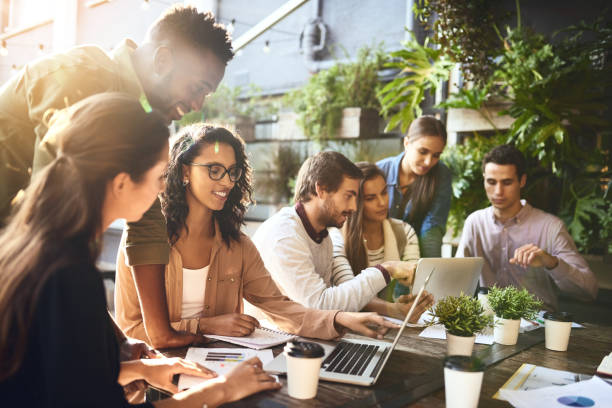 istock Brainstorming with a breath of fresh air 1078027762