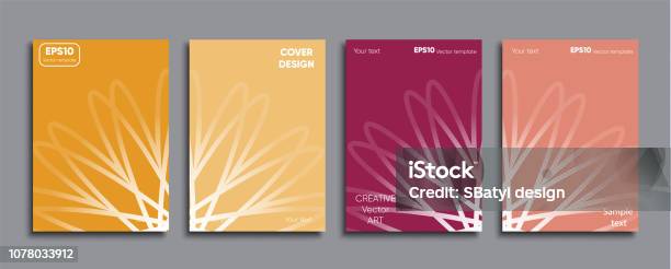 Coloured Frame Cover Creative Colored Cover Cover Design Cool Background Stock Illustration ...