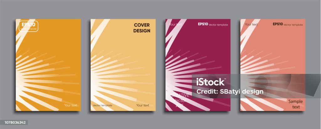 Coloured Cover Creative Colored Cover Cover Design Cool Background Stock Illustration ...