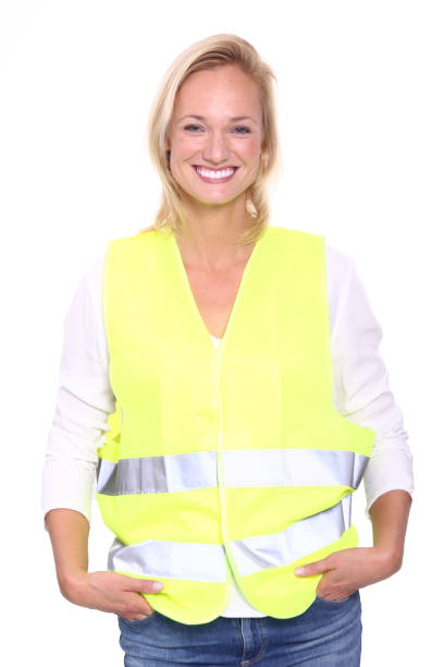 istock Woman with safety vest 1078048620