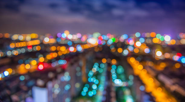 istock Halo of urban nightscape 1078067444