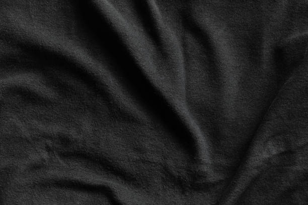 istock Black fleece, texture of soft insulating fabric 1078073270