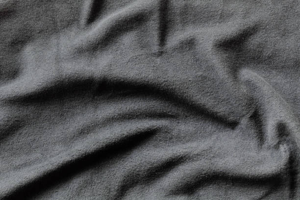 istock Texture of gray fleece, soft napped fabric 1078073278
