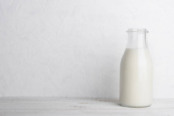 istock Full glass bottle of milk 1078078626
