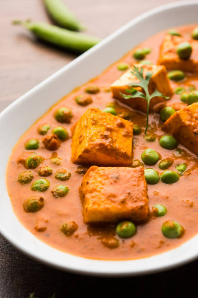istock Green peas or matar paneer curry recipe, served in a bowl. selective focus 1078079238
