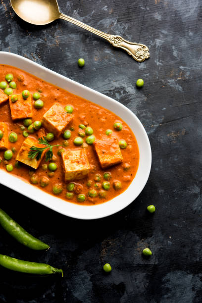 istock Green peas or matar paneer curry recipe, served in a bowl. selective focus 1078079272