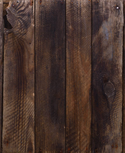 istock Wooden planks with rusty nails background 1078081756