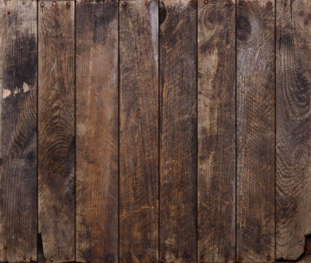 istock Vintage weathered wood planks background texture 1078081894