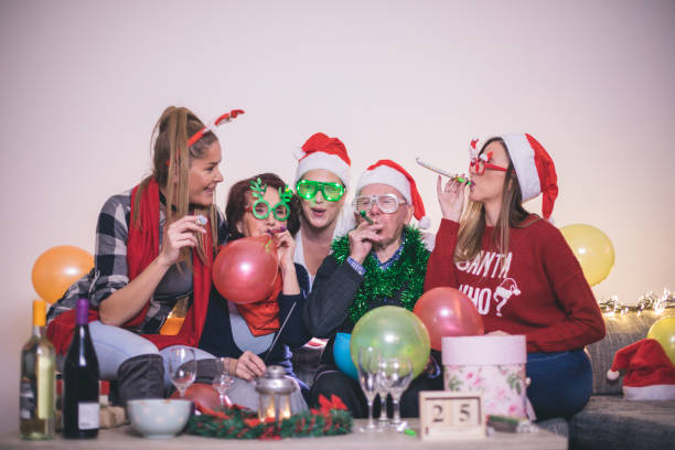 istock Family celebrating Christmas 1078081940