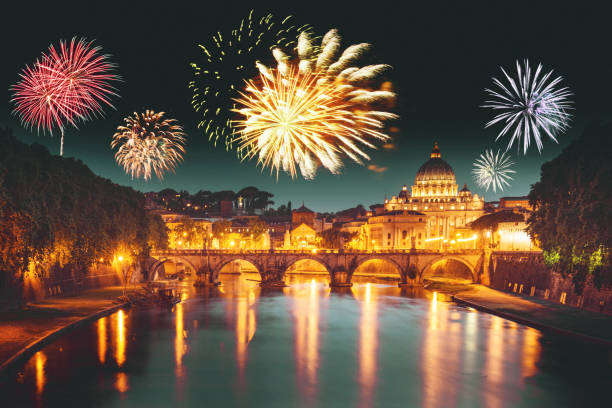 istock fireworks in rome for the new year 1078083726