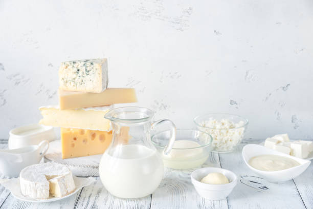 istock Assortment of dairy products 1078085310