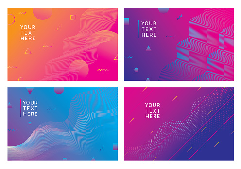 Sample Modern Background Modern Backgrounds Collection Stock Illustration - Download Image Now ...