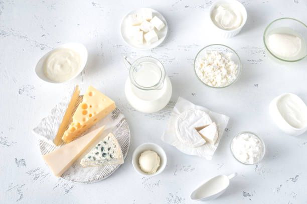 istock Assortment of dairy products 1078087418