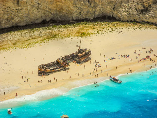 istock Shipwreck Bay, Zakynthos Island, Greece. 1078087896