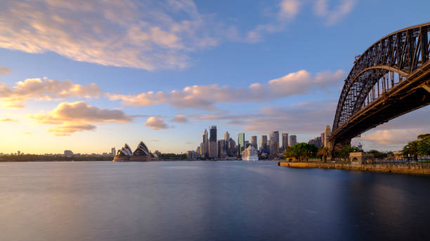 istock Sunrise on Sydney Harbour from Milsons Point, NSW, Australia 1078092712
