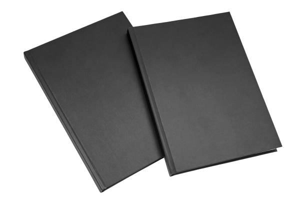 istock two black books isolated on white background 1078096192