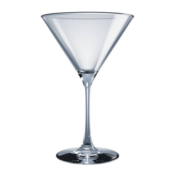 istock Empty cocktail glass isolated on white background 1078101908