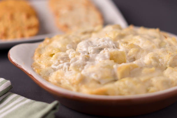 istock Hot Artichoke Dip in Ceramic Dish 1078106418