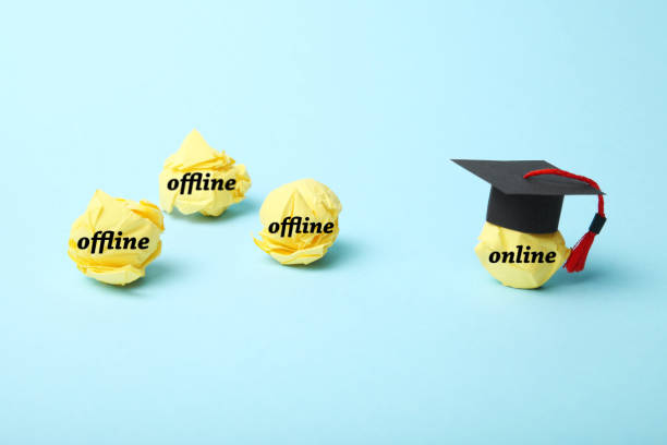 istock Distance and remote education in internet. Online education concept. E-learning 1078107788