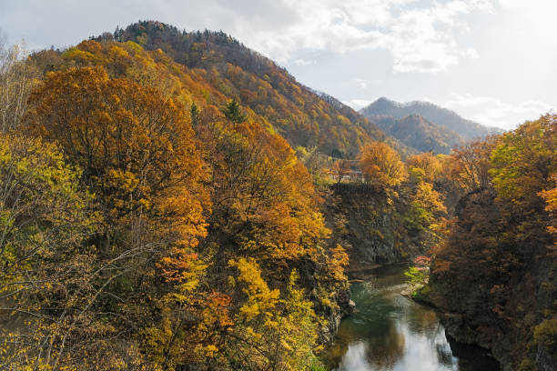 istock Jozankei Onsen in autumn, Japan 1078111128