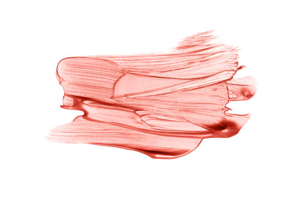 istock Beautiful textured living coral stroke 1078117170