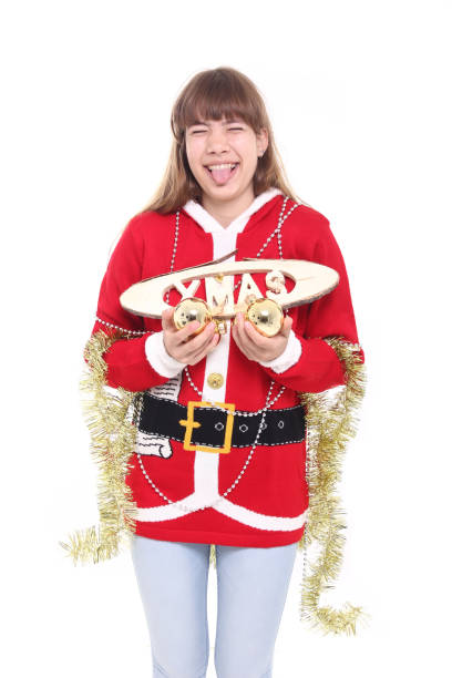 istock Young christmas woman 1078124982