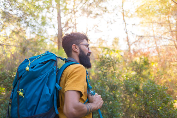 istock Hiker Walking in the Forest 1078136294