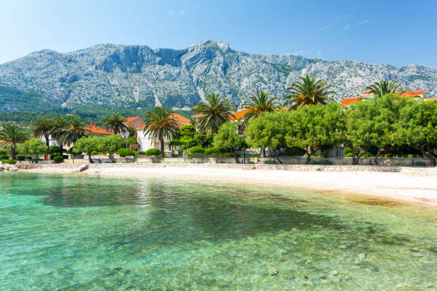 beautiful landscape of Orebic village in southern Dalmatia