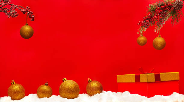 istock Gift and Christmas balls 1078157232