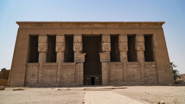 istock Dendera temple or Temple of Hathor. Egypt. Dendera, Denderah, is a small town in Egypt. Dendera Temple complex, one of the best-preserved temple sites from ancient Upper Egypt. 1078160100