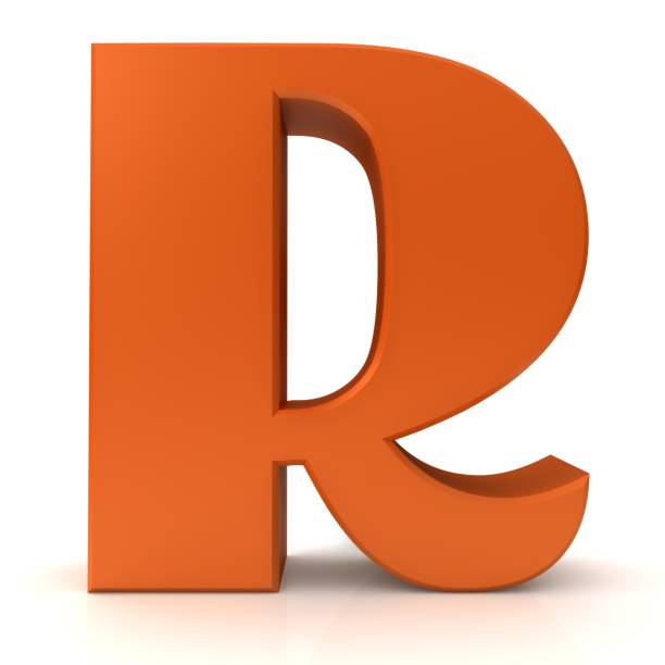 istock letter r orange 3d sign symbol icon 1078168162