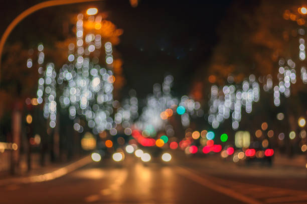 istock City at night. Abstract bokeh city lights background 1078177018