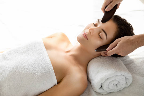 istock Woman during Chinese traditional massage - Gua Sha 1078202180