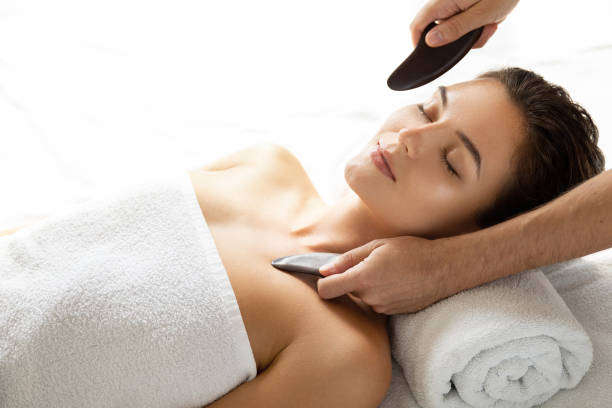 istock Woman during Chinese traditional massage - Gua Sha 1078202212