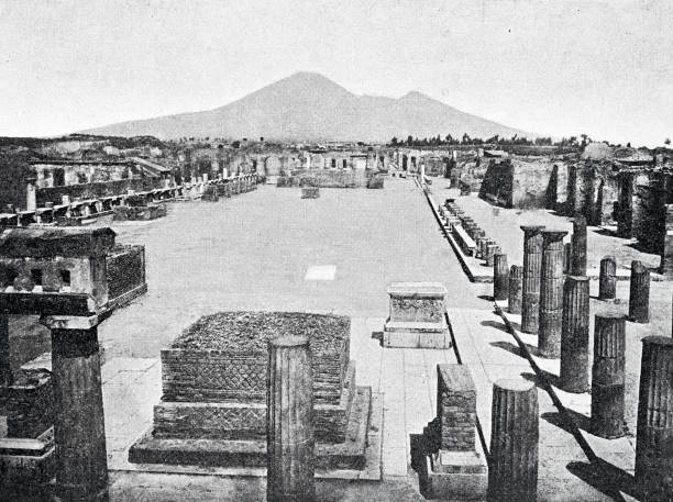 istock Ancient rome, forum in Pompeii 1078203370