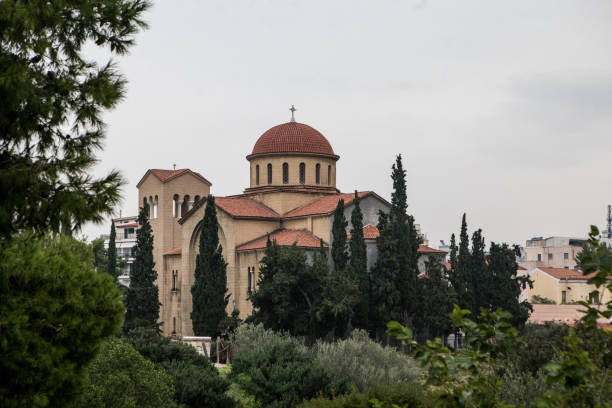 istock Ekklisia Agia Triada church in Athens 1078210058