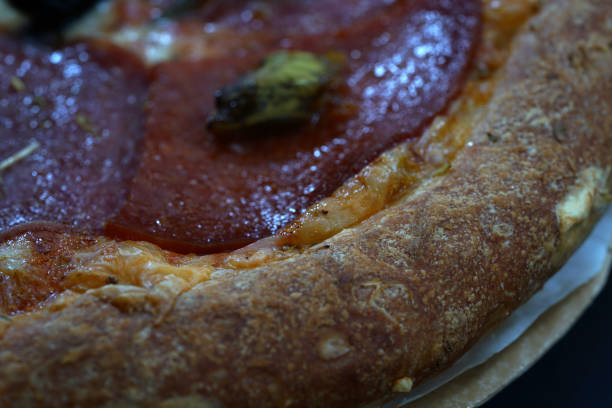 istock Pizza is a spicy bread sandwich made from simple yeast dough 1078218390