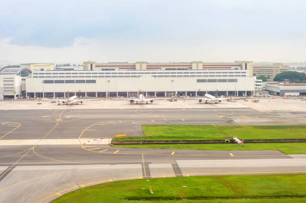 istock Airplanes by Changi international airport 1078219178