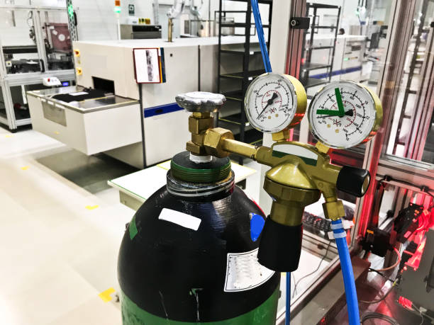 istock Gas/liquid cylinder gauge and meters 1078231188