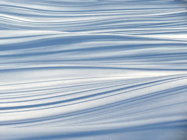 Beautiful winter abstract background. Snow desert