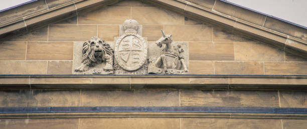 istock Lion and unicorn statue 1078268128