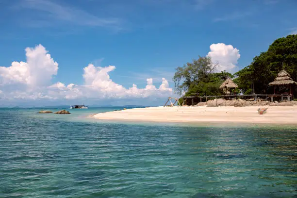 koh munnok island one of most popular traveling destination in rayong province eastern of thailand