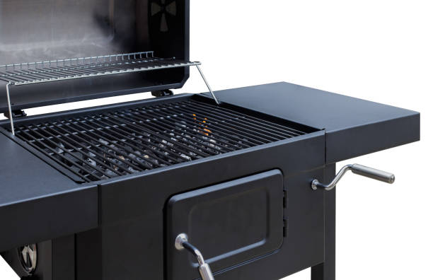 istock Grill, BBQ, fire, charcoal barbecue, closeup. 1078278834