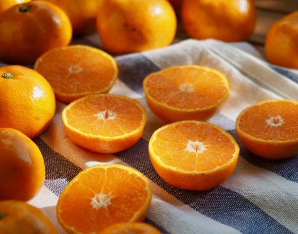 istock Fresh Korean fruit Jeju citrus, mandarin, tangerine 1078278942