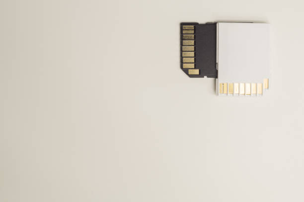 istock Memory cards isolated on white background. secure digital card and copy space 1078284136