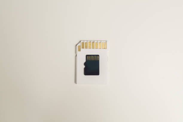 istock Memory cards isolated on white background. secure digital card and copy space 1078284152