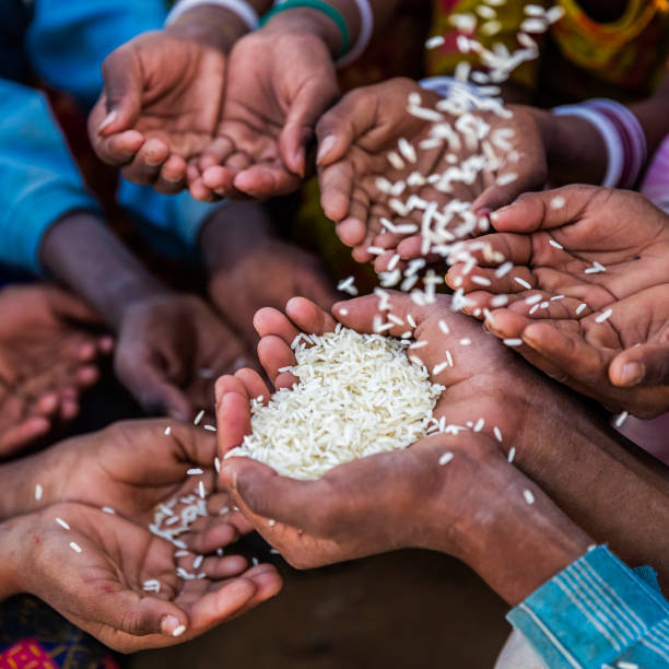 istock Hunger in Africa - hands asking for food 1078298818