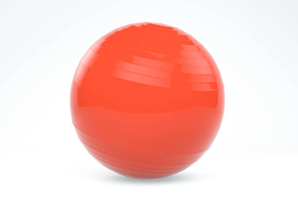 pilates ball, fitness, mode de vie sain concept - yoga ball photos et images de collection