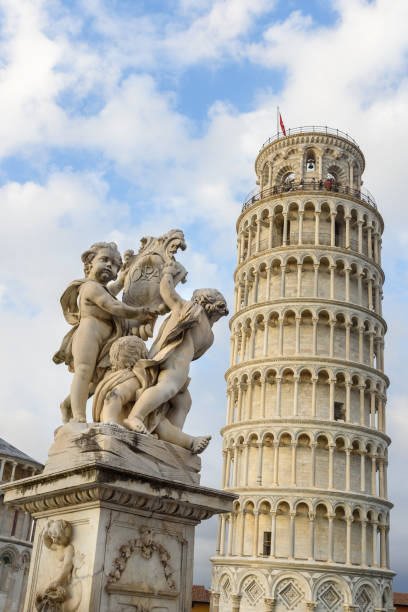istock Putti Fountain and Leaning Tower. Pisa, Italy 1078324662