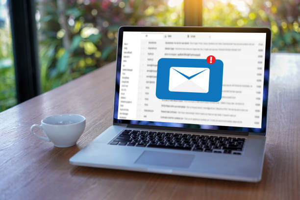 istock Mail Communication Connection message to mailing contacts phone Global Letters Concept 1078327192